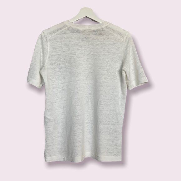 Maje Tina Peacock Embroidery Shirt In White Size 2 - Picture 3 of 7